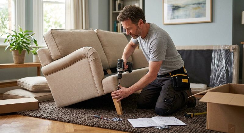 Couch Assembly in Littleton, CO