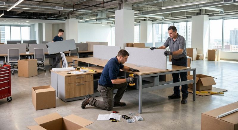 Standing Desk Assembly in Overland Park, KS