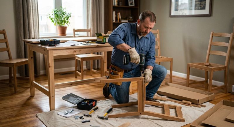 Wood Furniture Assembly in Denver County, CO